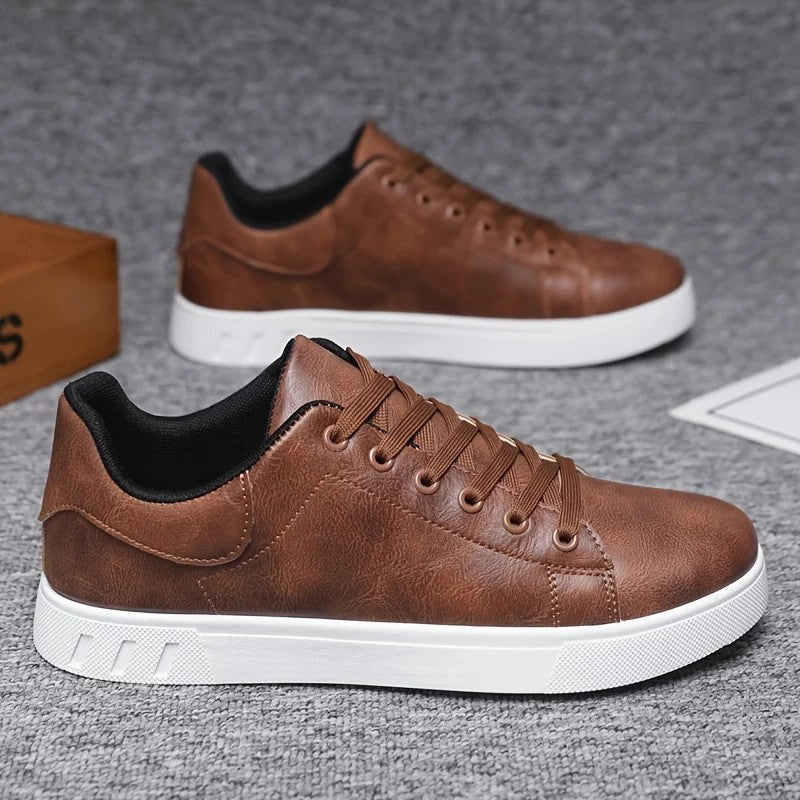 Plus Size Nolari Low-Top Faux Leather Sneakers