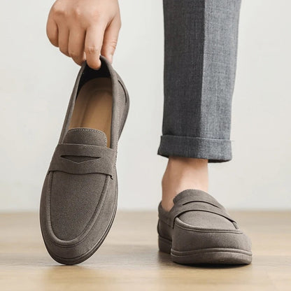 Norello Suede Penny Loafer Shoe