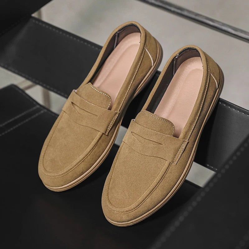 Norello Suede Penny Loafer Shoe