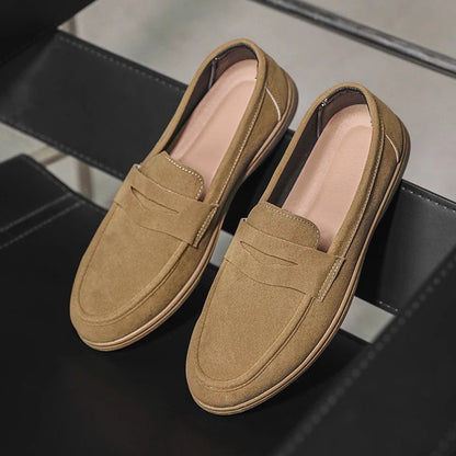 Norello Suede Penny Loafer Shoe