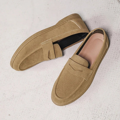 Norello Suede Penny Loafer Shoe