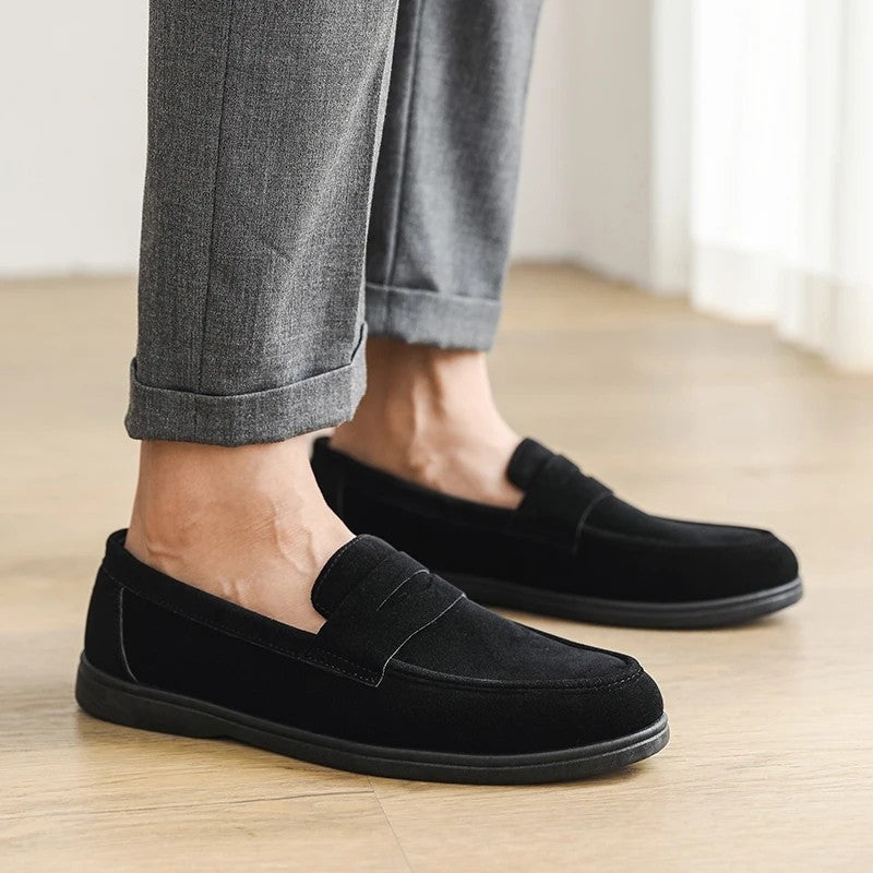 Norello Suede Penny Loafer Shoe