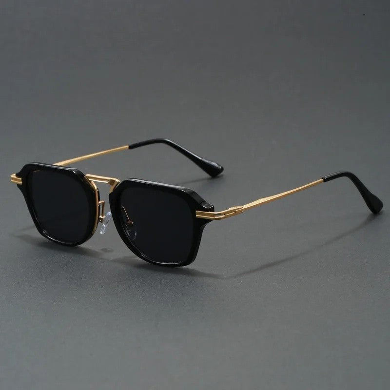 Norvik Geometric Metal Frame Sunglasses