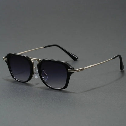 Norvik Geometric Metal Frame Sunglasses