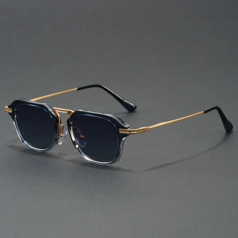 Norvik Geometric Metal Frame Sunglasses