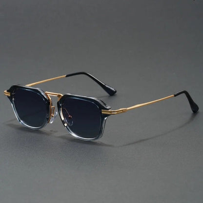 Norvik Geometric Metal Frame Sunglasses