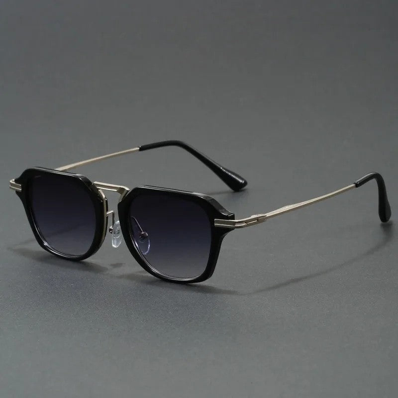 Norvik Geometric Metal Frame Sunglasses