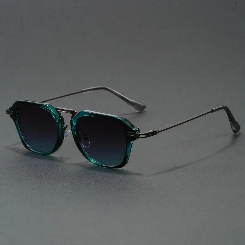 Norvik Geometric Metal Frame Sunglasses