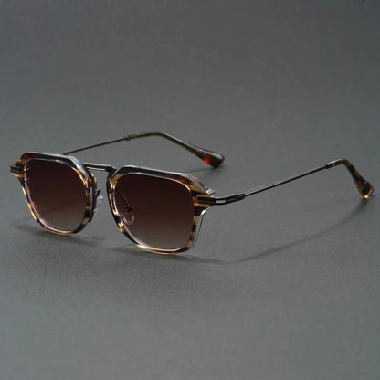Norvik Geometric Metal Frame Sunglasses