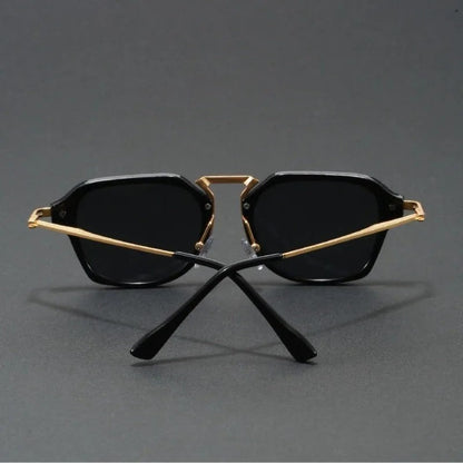Norvik Geometric Metal Frame Sunglasses
