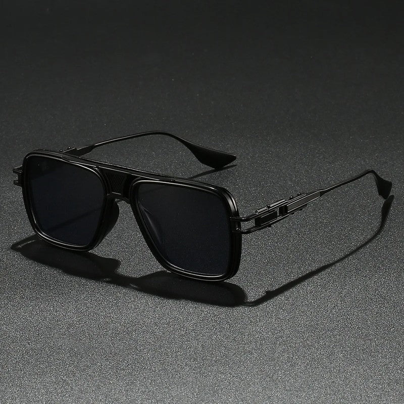 Ravelle Square Metal Frame Sunglasses
