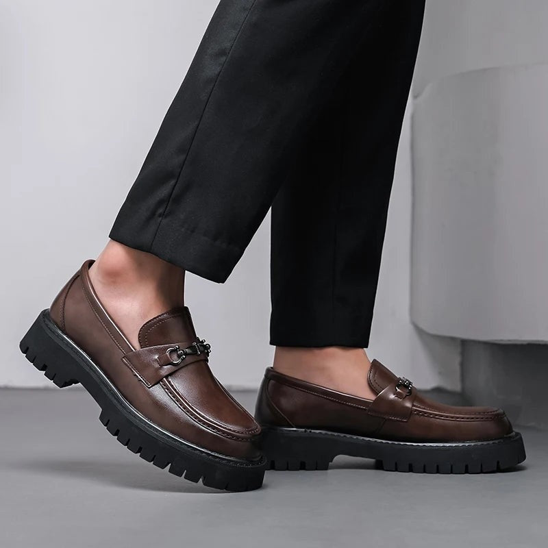 Ravone Chunky Lug Sole Loafer
