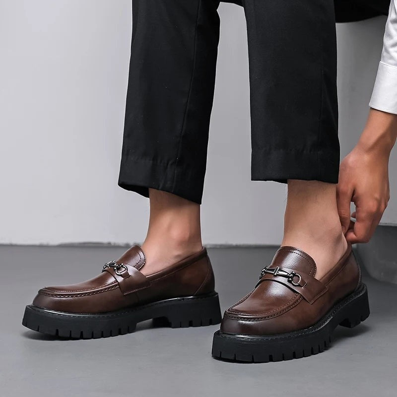 Ravone Chunky Lug Sole Loafer