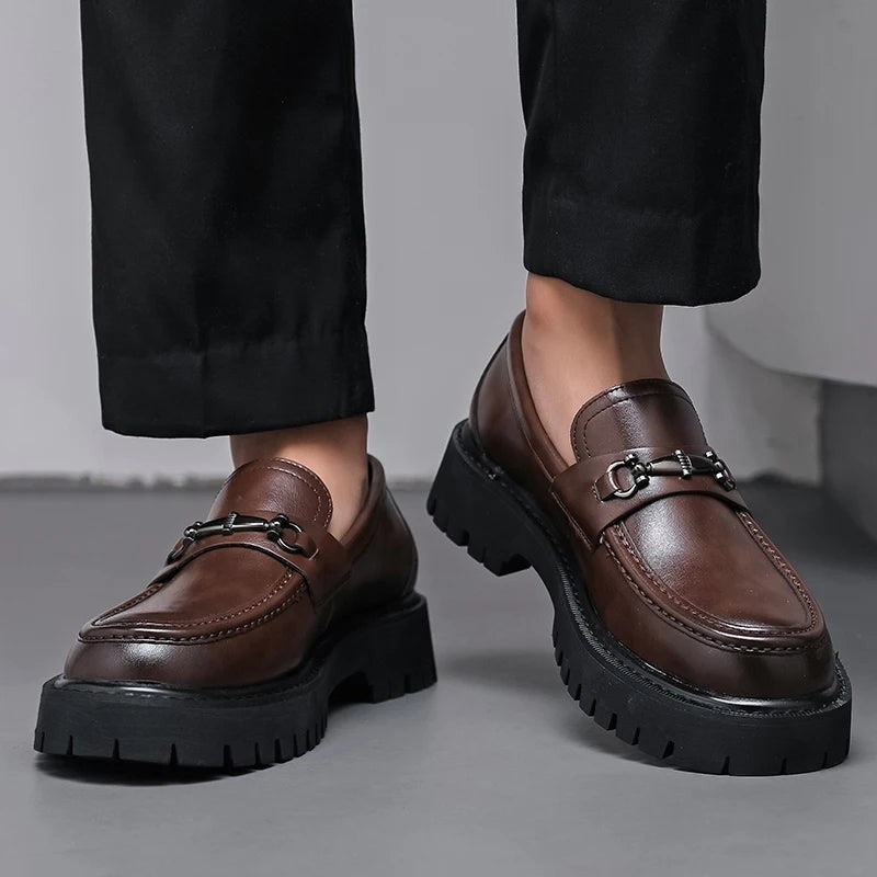 Ravone Chunky Lug Sole Loafer
