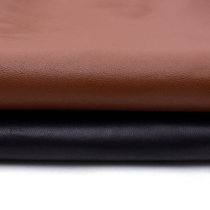 Relaxed Faux Leather Cropped Pants