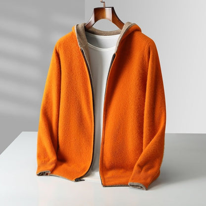 Relaxed Fleece Zip Hooded Jacket