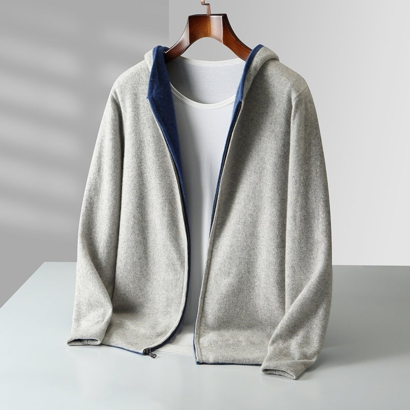 Relaxed Fleece Zip Hooded Jacket
