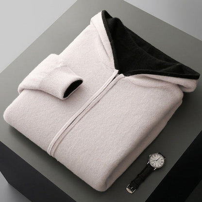 Relaxed Fleece Zip Hooded Jacket