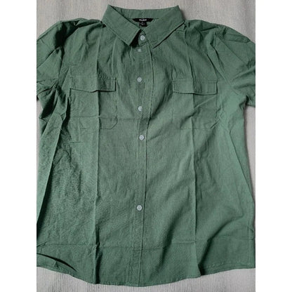 Relaxed Linen Short Sleeve Shirt
