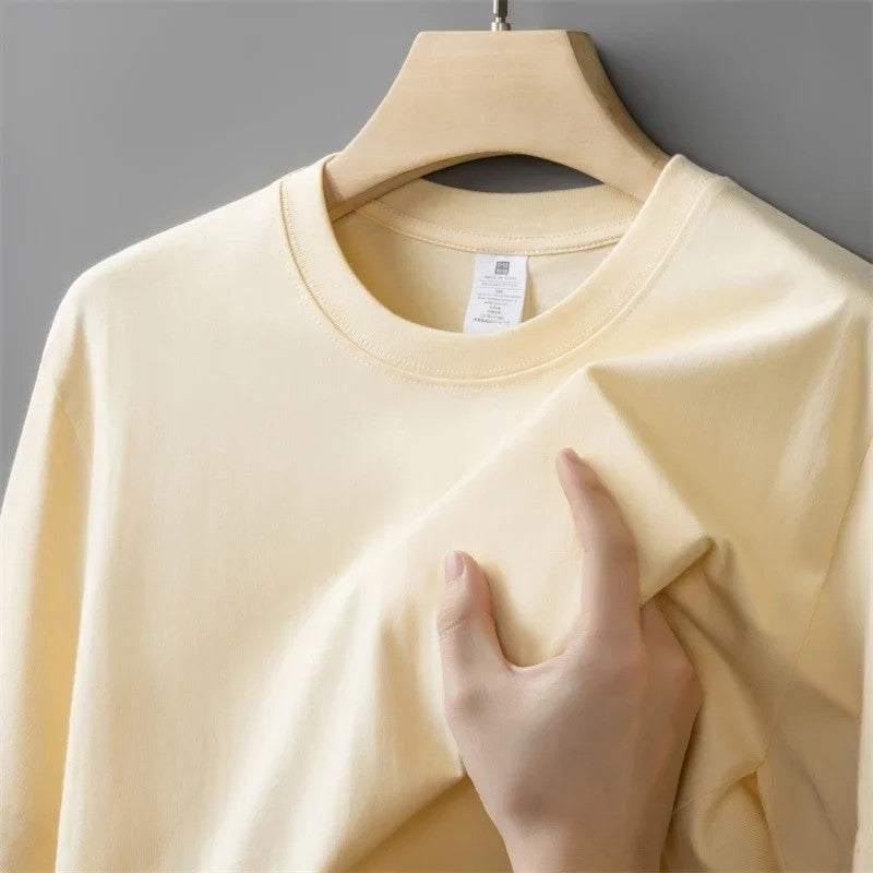 Relaxed Cotton Crewneck T-Shirt