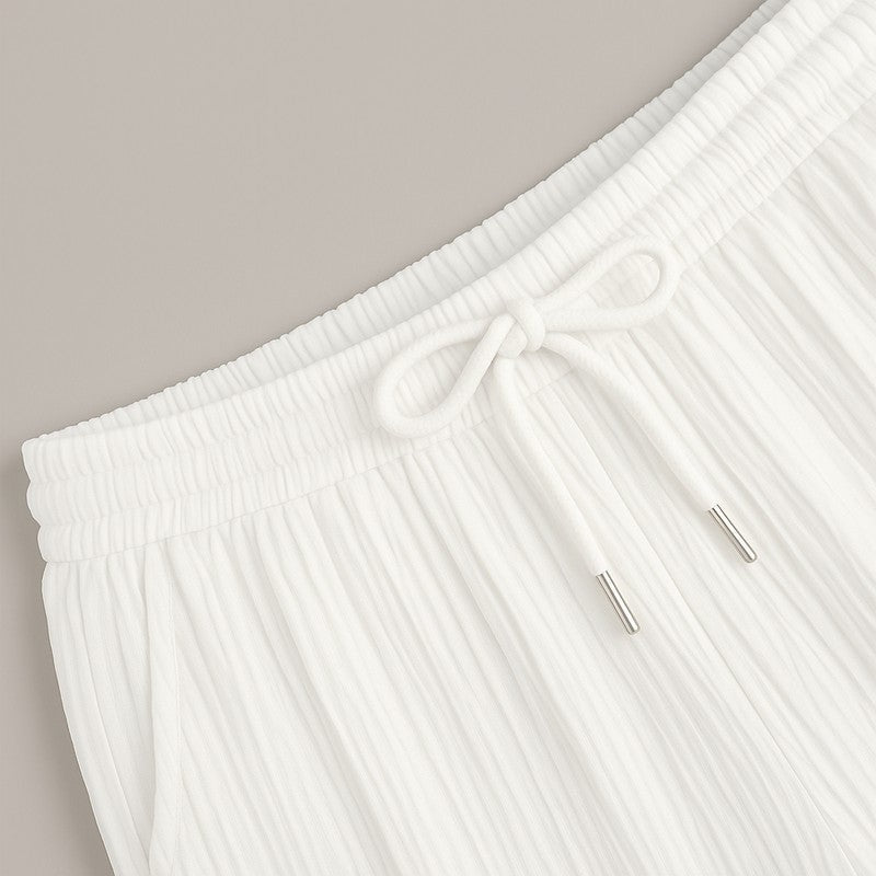 Relaxed Textured Short Sleeve Lounge Set