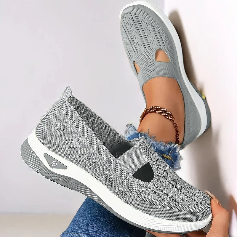 Renaro Knit Slip-On Walking Sneakers