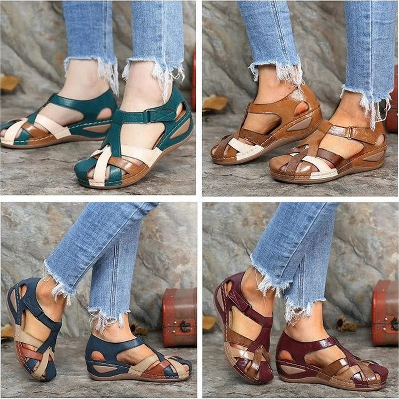 Renaro Relaxed Cutout Comfort Sandals