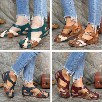 Renaro Relaxed Cutout Comfort Sandals