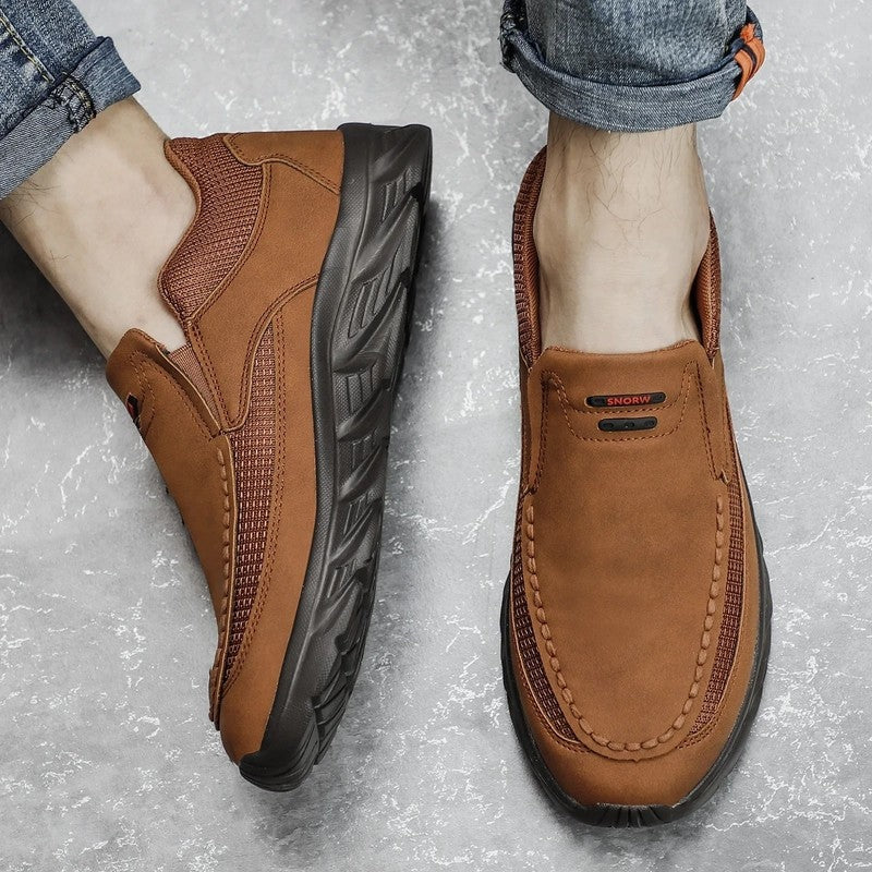 Renaro Relaxed Mesh Slip-On Loafers