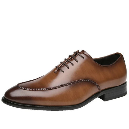 Renault Stitched Apron Elegant Oxford Shoes