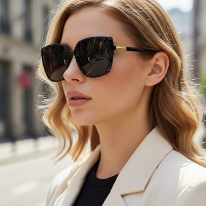 Rivaro Oversized Square Elegant Sunglasses