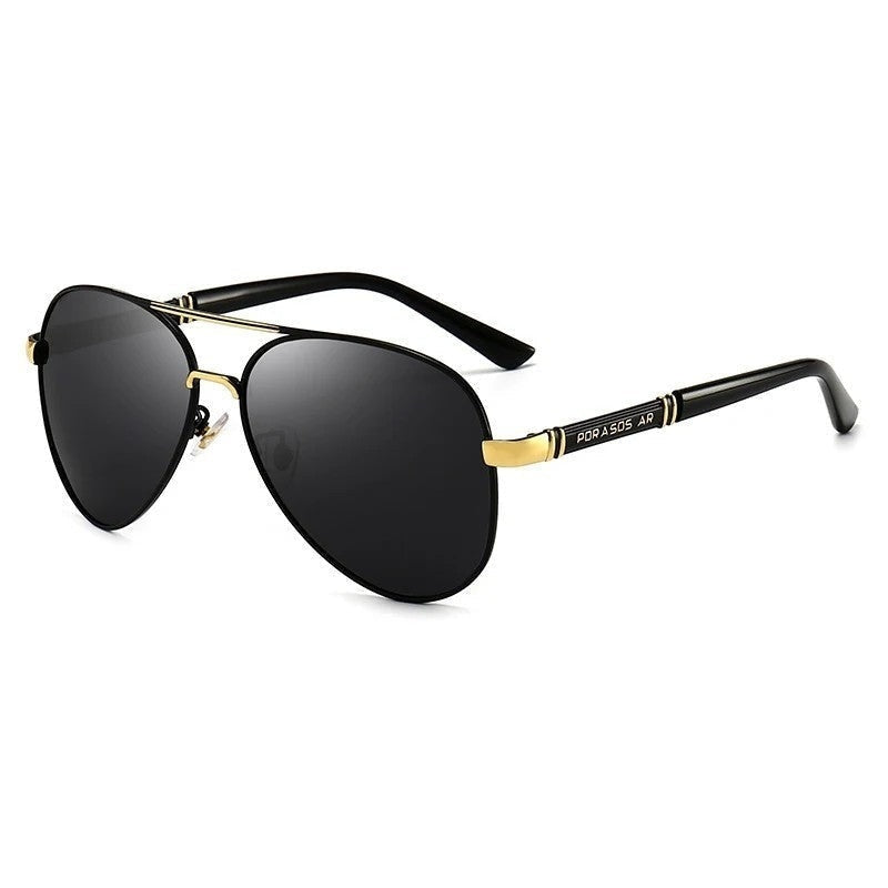Varone Polarized Metal Aviator Sunglasses