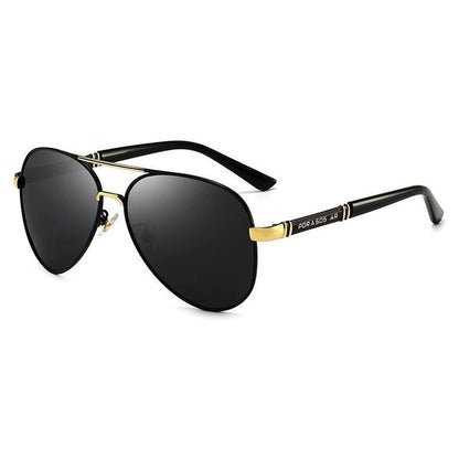 Varone Polarized Metal Aviator Sunglasses