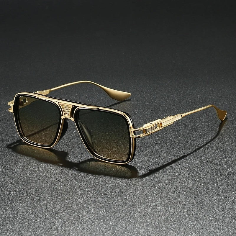 Rivaro Square Metal Frame Sunglasses