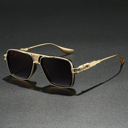 Rivaro Square Metal Frame Sunglasses