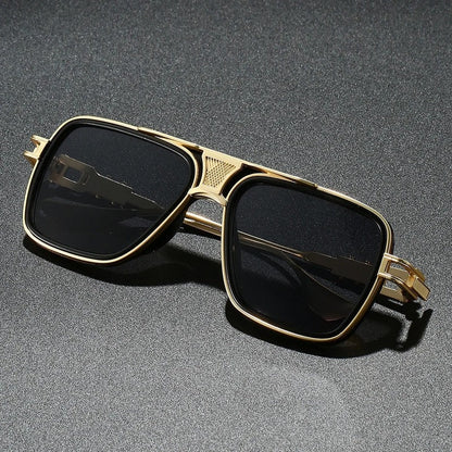 Rivaro Square Metal Frame Sunglasses