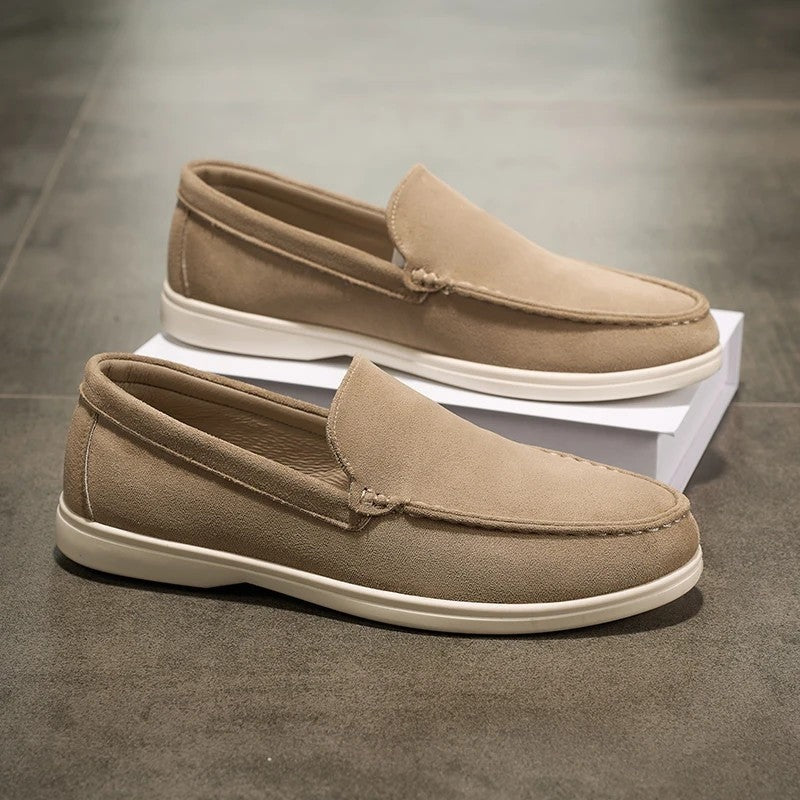 Ruvano Relaxed Canvas Slip-On Loafers