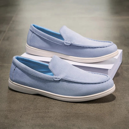 Ruvano Relaxed Canvas Slip-On Loafers