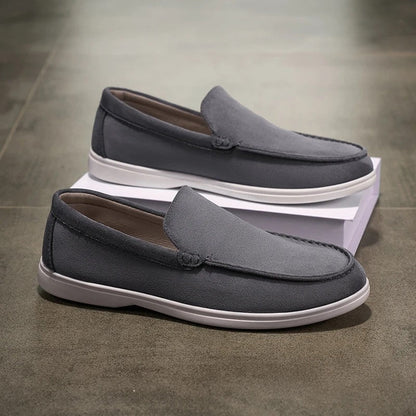 Ruvano Relaxed Canvas Slip-On Loafers