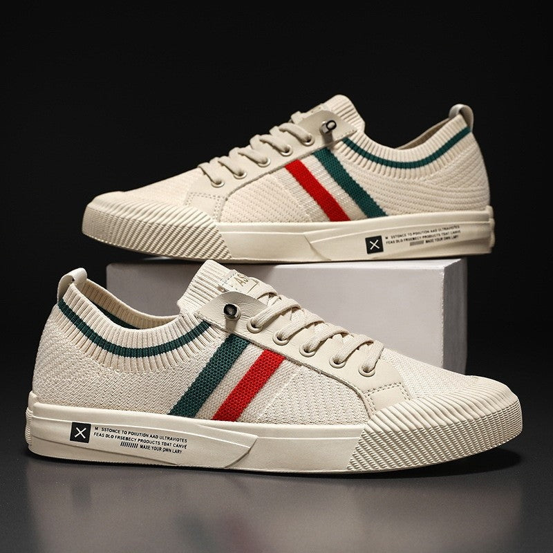Savone Knit Stripe Low-Top Sneakers