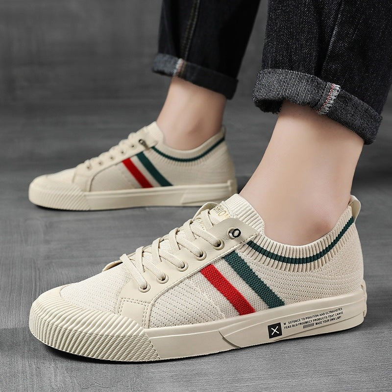 Savone Knit Stripe Low-Top Sneakers