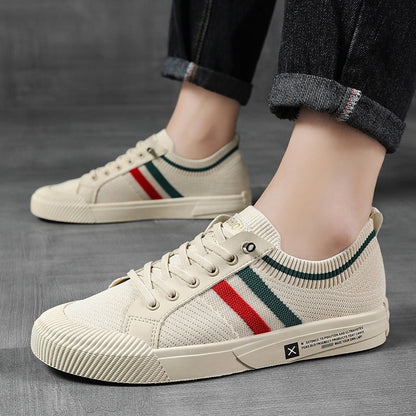 Savone Knit Stripe Low-Top Sneakers