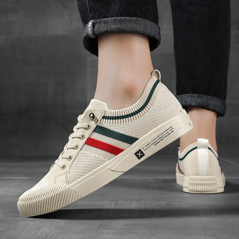 Savone Knit Stripe Low-Top Sneakers