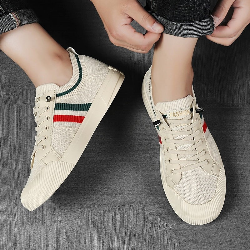 Savone Knit Stripe Low-Top Sneakers