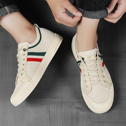 Savone Knit Stripe Low-Top Sneakers