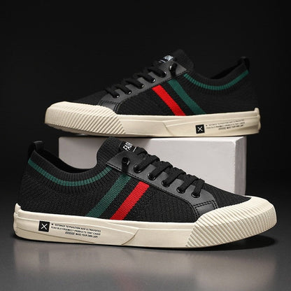 Savone Knit Stripe Low-Top Sneakers