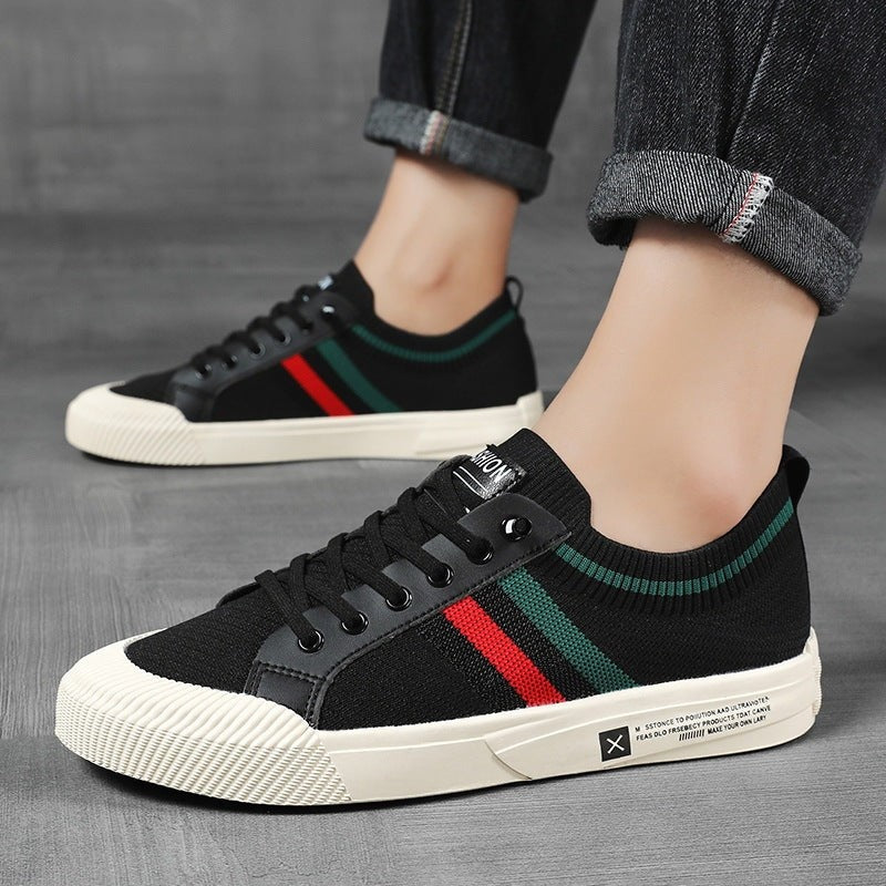 Savone Knit Stripe Low-Top Sneakers