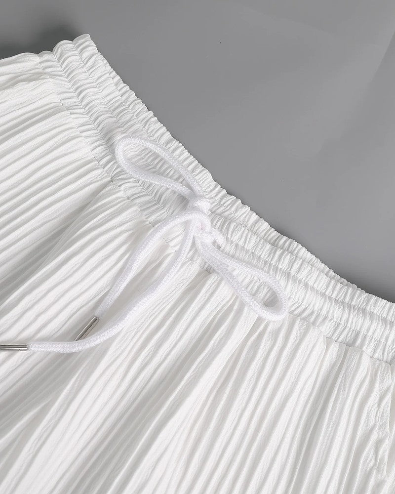 Short Sleeve Relaxed Collar Lounge Set