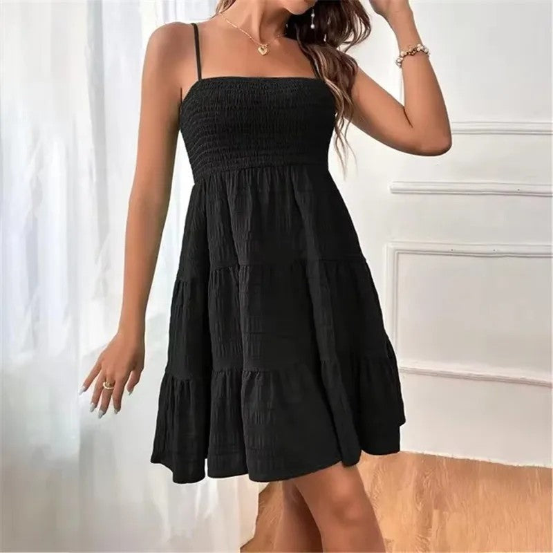 Smocked Tiered Relaxed Fit Sundress