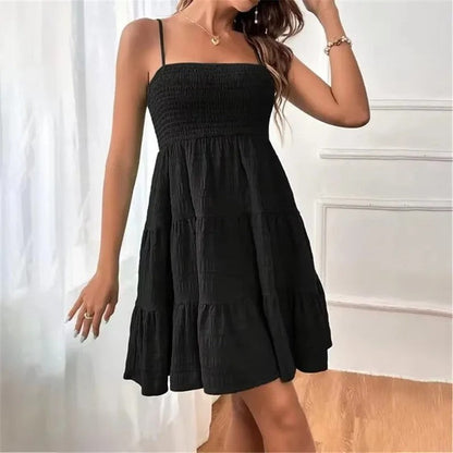 Smocked Tiered Relaxed Fit Sundress